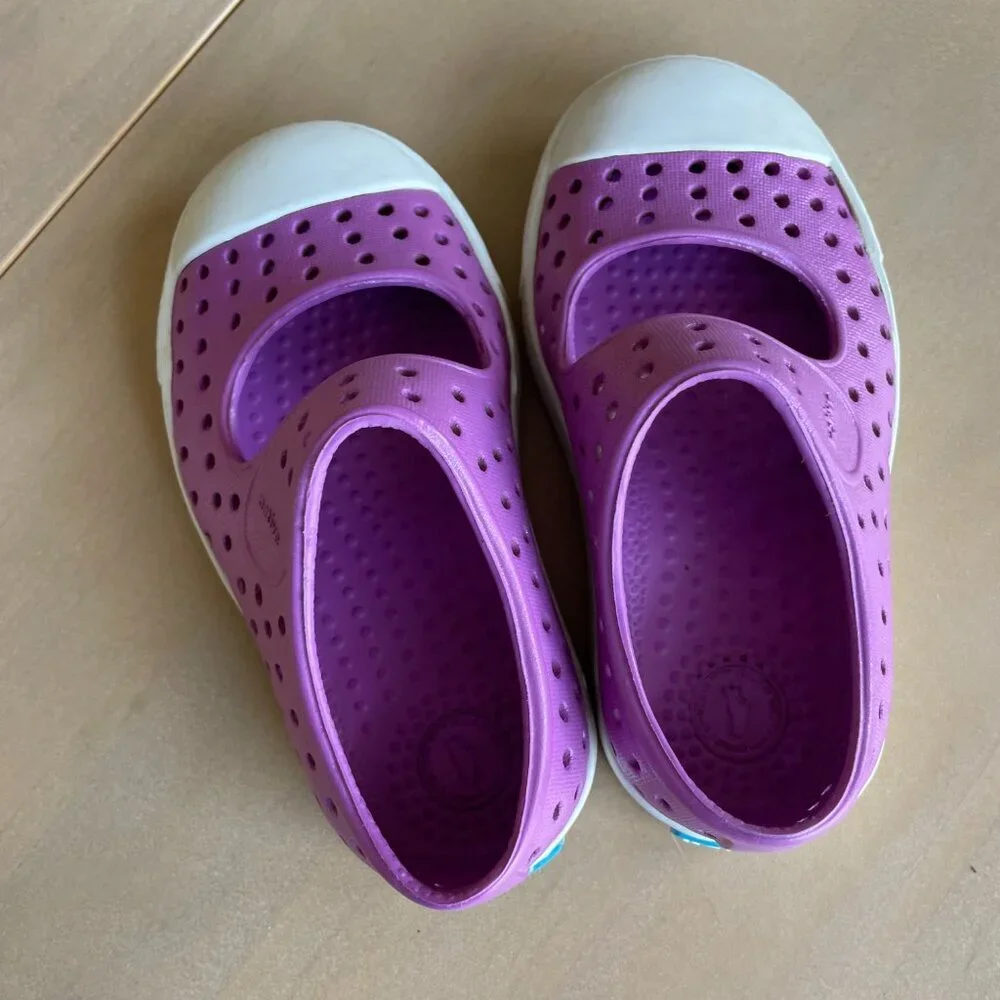 Native Shoes Jefferson Kids Purple Water Shoes mary jane